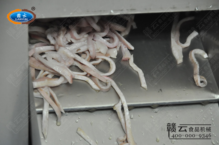 切豬皮絲效果